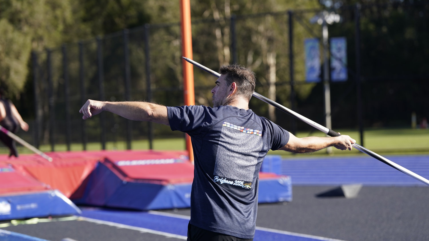 Anthony Barraclough competing
