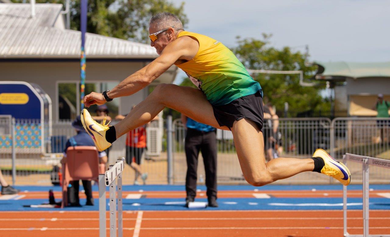 David Reed competing